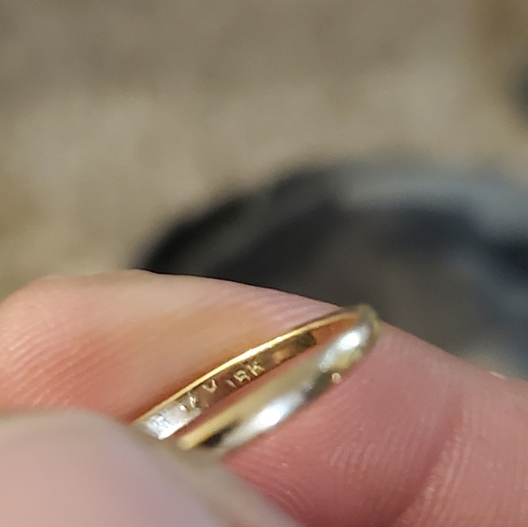 18k saphire dimond ring - Picture 5 of 5